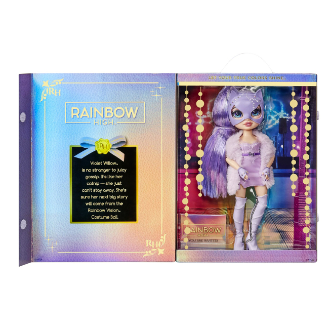 Куклы - Кукла Rainbow High Маскарад Вайолет Виллоу (424857)#6