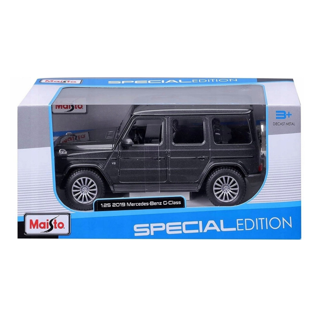 Автомодели - Автомодель Maisto Mercedes Benz G-Class AMG SUV 1:25 (31531 dark grey)#2
