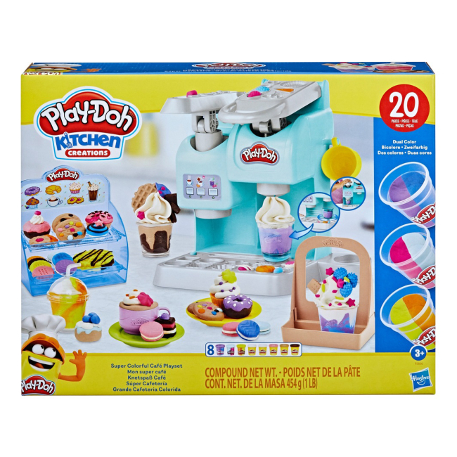 Наборы для лепки - Набор для лепки Play-Doh Kitchen Creations Супер цветное кафе (F5836)#3