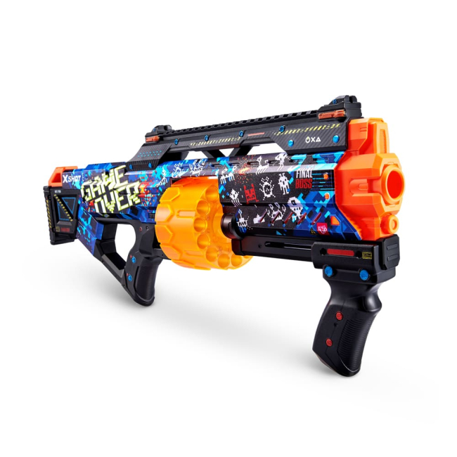 Помповое оружие - Скорострельный бластер X-Shot Skins Last Stand Game Over (36518A)#2