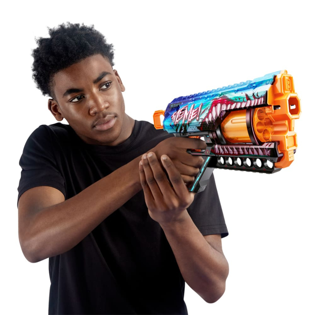 Помповое оружие - Скорострельный бластер X-Shot Skins Griefer Shark Thrasher (36561В)#5