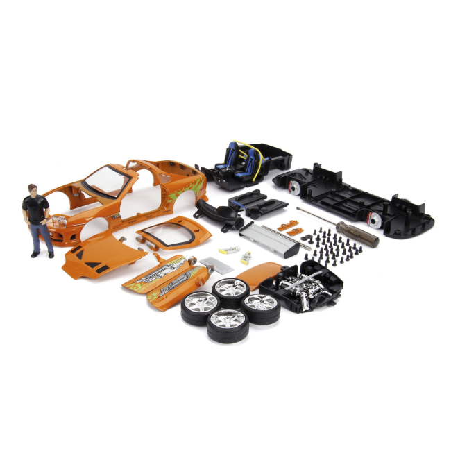 Конструктори з унікальними деталями - Конструктор Jada Форсаж Тойота Супра з фігуркою Брайана (253203017)#2