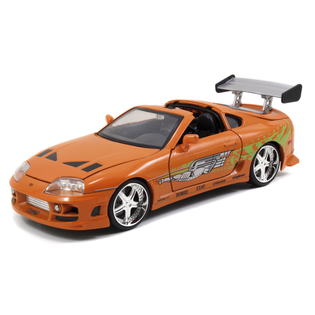 Конструктори з унікальними деталями - Конструктор Jada Форсаж Тойота Супра з фігуркою Брайана (253203017)#4