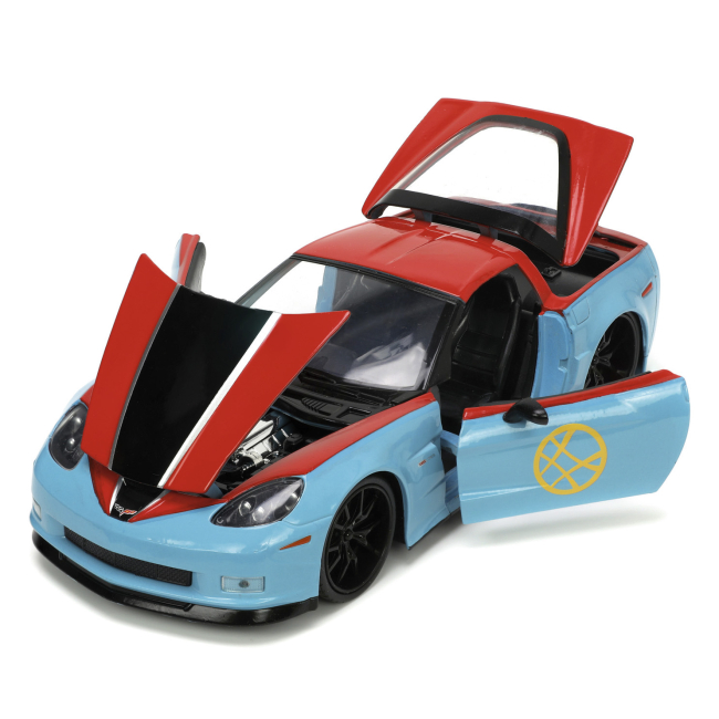 Автомоделі - Автомодель Jada Марвел Шевроле Корвет з фігуркою Доктора Стренджа 1:24 (253225024)#4