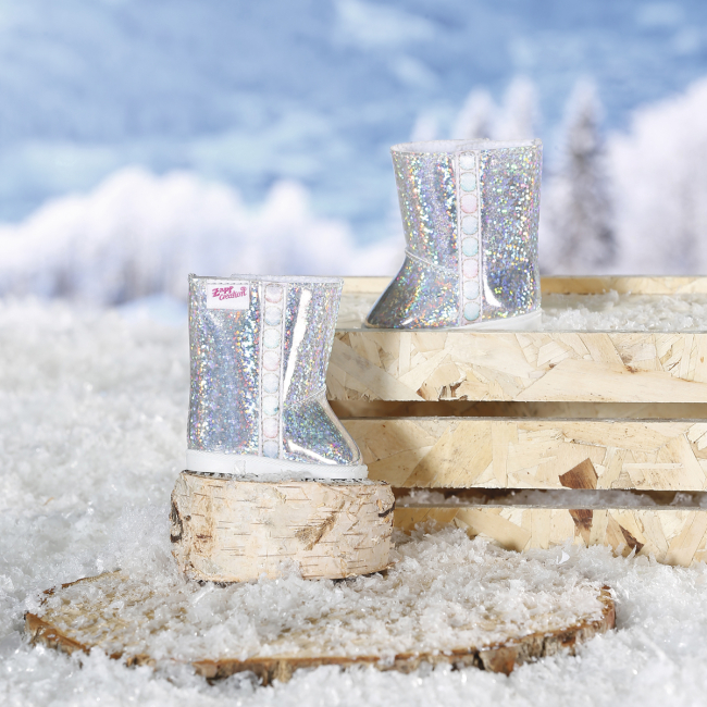 Одяг та аксесуари - Взуття для ляльки Baby Born Сріблясті чобітки (831786)#4