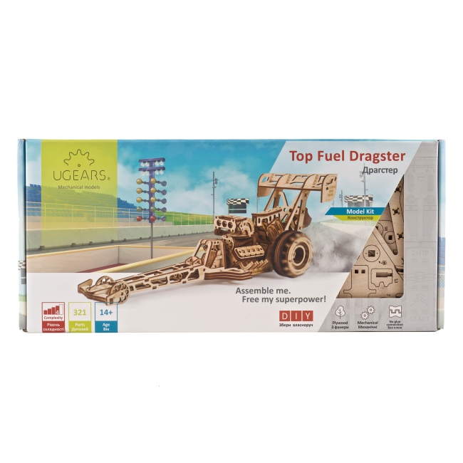 3D-пазли - Тривимірний пазл Ukrainian Gears Драгстер (70174)#4