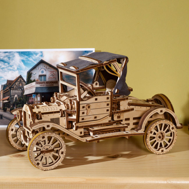 3D-пазлы - Трехмерный пазл Ukrainian Gears Ретро автомобиль (70175)#5