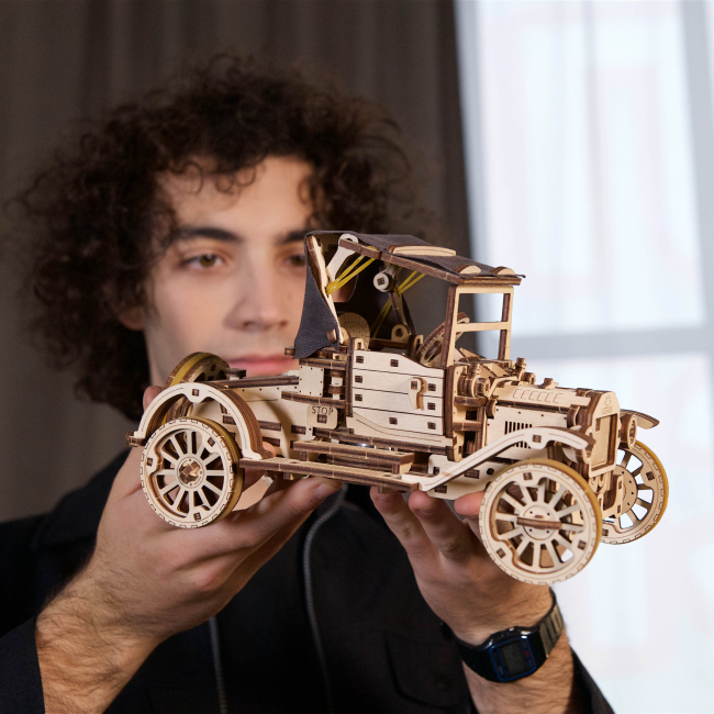 3D-пазлы - Трехмерный пазл Ukrainian Gears Ретро автомобиль (70175)#6