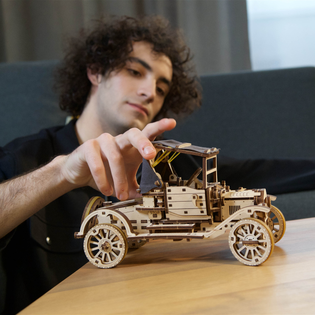 3D-пазлы - Трехмерный пазл Ukrainian Gears Ретро автомобиль (70175)#7