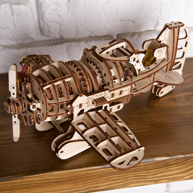 3D-пазли - Тривимірний пазл Ukrainian Gears Літак Скажений Шершень (70183)#5