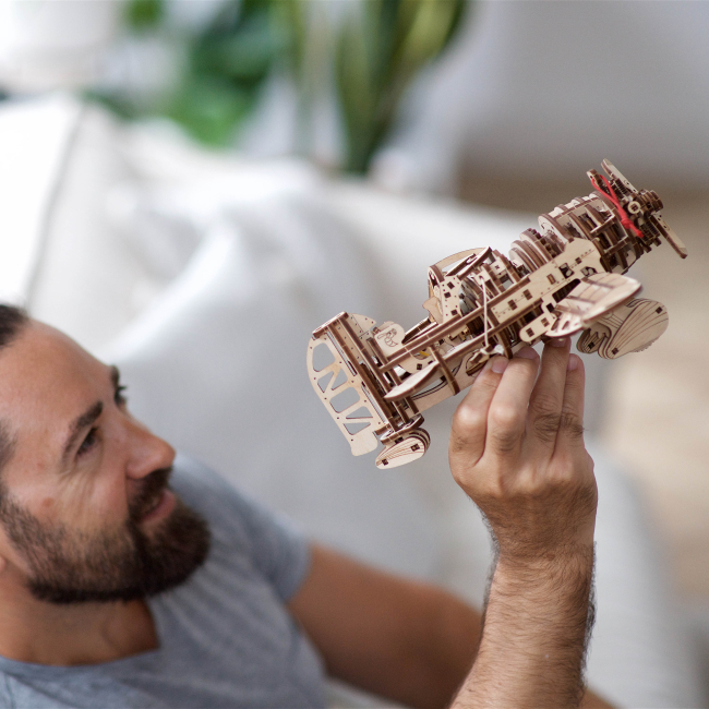 3D-пазли - Тривимірний пазл Ukrainian Gears Літак Скажений Шершень (70183)#7