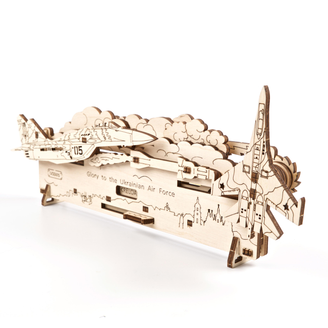 3D-пазлы - Трехмерный пазл Ukrainian Gears Призрак Киева атакует (70187)#2