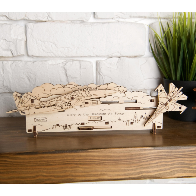 3D-пазлы - Трехмерный пазл Ukrainian Gears Призрак Киева атакует (70187)#4