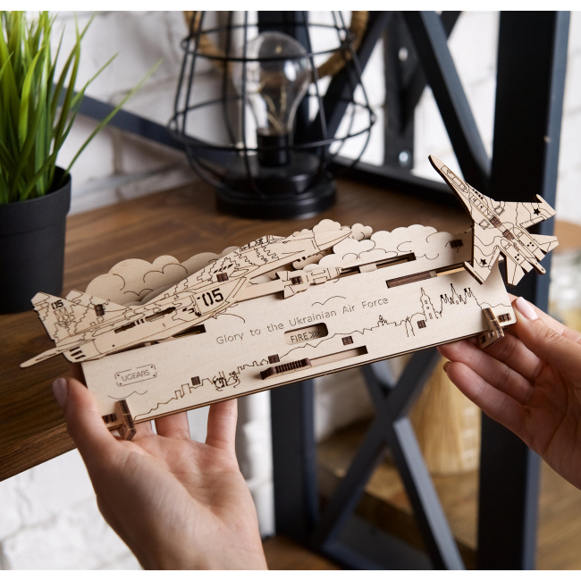 3D-пазлы - Трехмерный пазл Ukrainian Gears Призрак Киева атакует (70187)#5