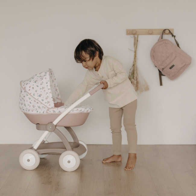 Транспорт и питомцы - Коляска Smoby Baby Nurse Модерн розовая пудра (254118)#4