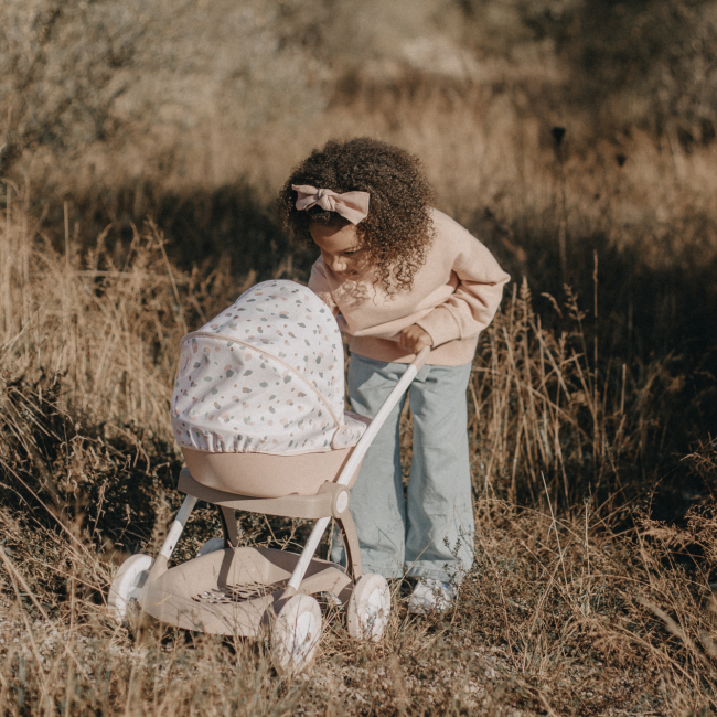 Транспорт и питомцы - Коляска Smoby Baby Nurse Модерн розовая пудра (254118)#6