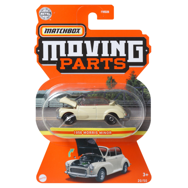 Автомоделі - ​Автомодель Matchbox Moving parts 1956 Morris minor (FWD28/HFM56)#4