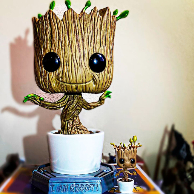 Фигурки персонажей - Фигурка Funko Pop Guardians of The Galaxy Танцующий Грут (50094)#3