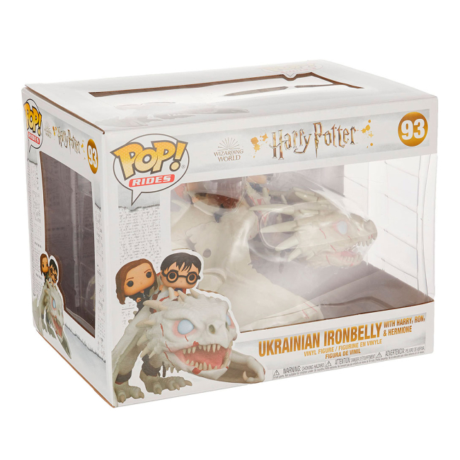 Фигурки персонажей - Фигурка Funko Pop Harry Potter Дракон с Гарри, Роном и Гермионой (50815)#5