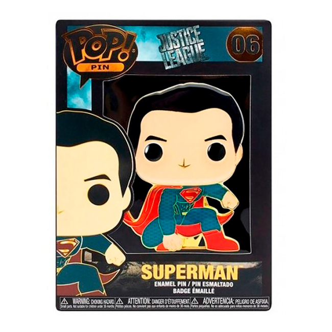 Бижутерия и аксессуары - Пин Funko Pop DC Comics Супермен (DCCPP0006)#3
