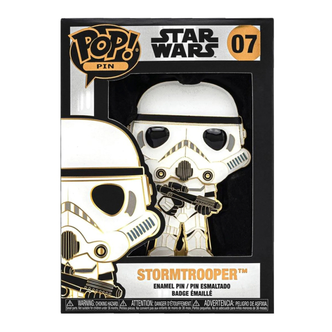 Бижутерия и аксессуары - Пин Funko Pop Star Wars Штурмовик с оружием (STPP0007)#3