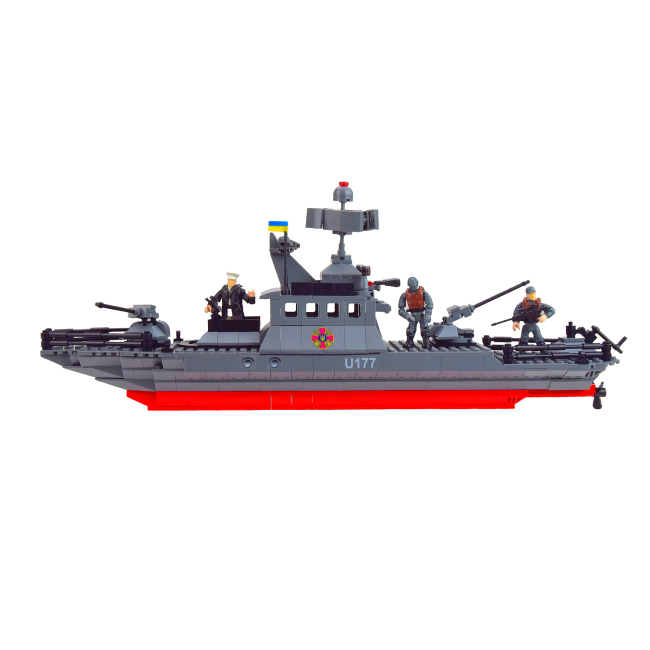 Конструктори з унікальними деталями - Конструктор IBLOCK Армія МБАК Аккерман 456 деталей (PL-921-391)#4