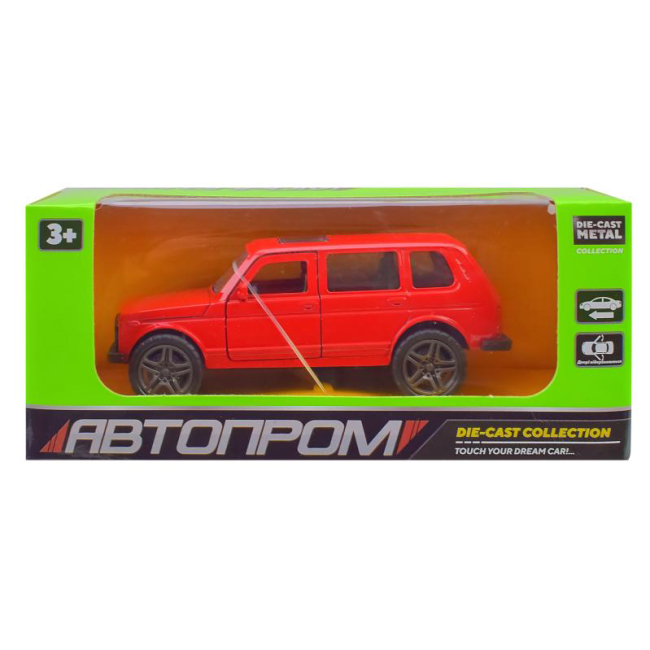 Автомоделі - Автомодель Автопром Позашляховик червоний 1:32 (A3234/1)#2