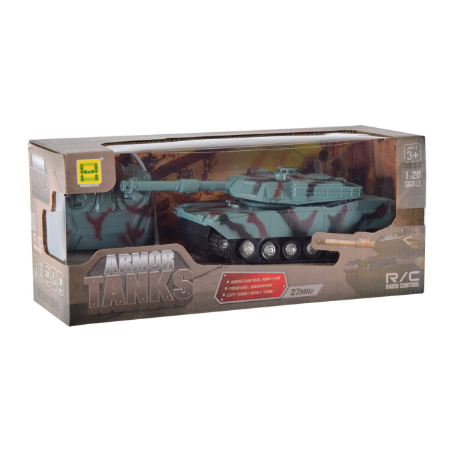 Радіокеровані моделі - ​Автомодель Shantou Jinxing Танк зелений (SH091-418B/2)#3