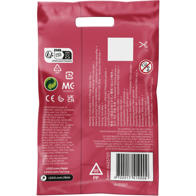 Набори для творчості - Конструктор LEGO DOTS: додаткова серія 8. Блиск і сяяння (41803)#3