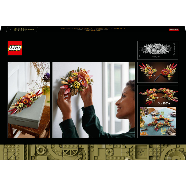 Конструкторы LEGO - Конструктор LEGO Botanicals Икебана из сухоцветов (10314)#3
