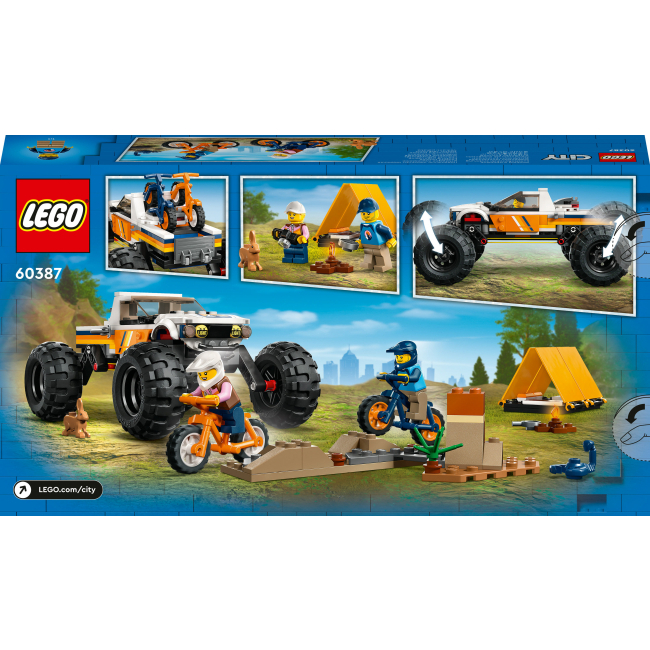Конструкторы LEGO - Конструктор LEGO City Приключения на внедорожнике 4x4 (60387)#3