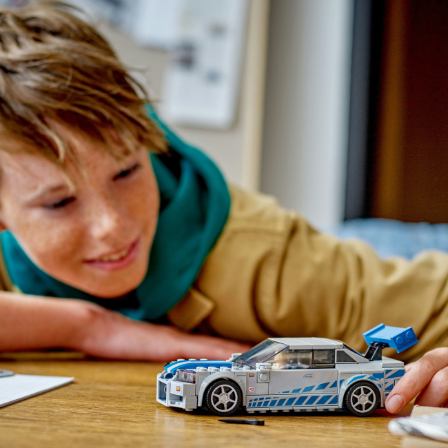 Конструкторы LEGO - Конструктор LEGO Speed Champions «Двойной форсаж» Nissan Skyline GT-R (R34) (76917)#8