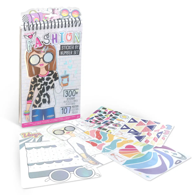 Наборы для творчества - Набор постеров Crayola Creations с наклейками по номерам (26285)#2