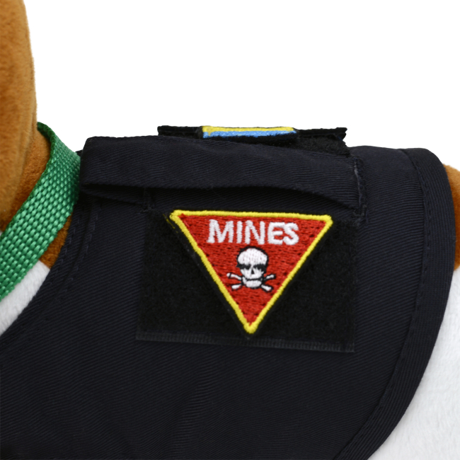 Мягкие животные - Мягкая игрушка WP Merchandise пес Патрон 27 см (FWPATRONPL22WTBN1)#6