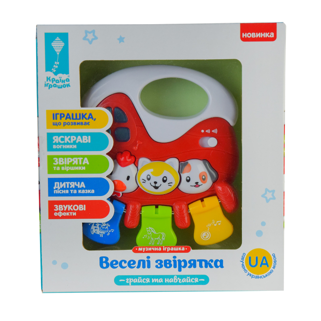 Розвивальні іграшки - Музична іграшка Країна Іграшок Веселі звірятка (PL-721-58)#3