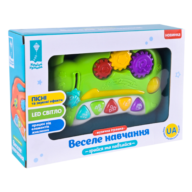 Розвивальні іграшки - Розвиваюча іграшка Країна Іграшок Веселе навчання зелена (PL-721-64/2)#2