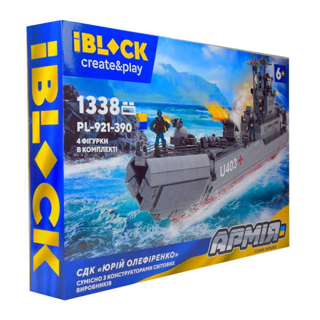 Конструктори з унікальними деталями - Конструктор IBLOCK СДК Юрій Олефіренко 1338 деталей (PL-921-390)#2