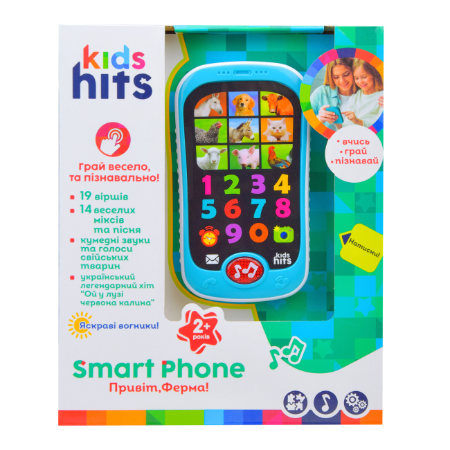 Развивающие игрушки - Музыкальный телефон Kids Hits Привет ферма в ассортименте (KH03/001)#5