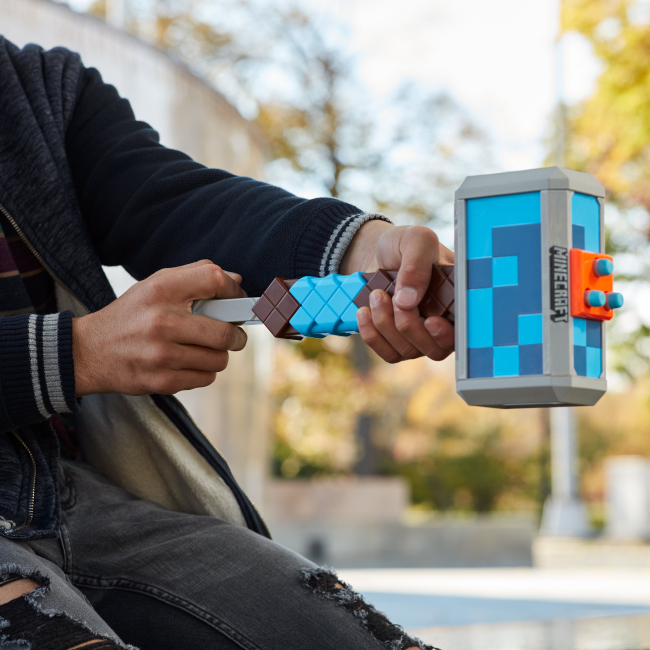 Помповое оружие - Бластер-молот Nerf StormLander Нерф Майнкрафт (F4416)#6