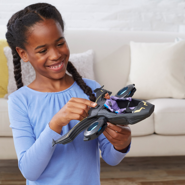 Фигурки персонажей - Игровой набор Black Panther Черная Пантера с транспортом (F3349)#6