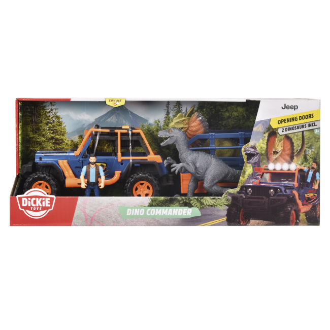 Автомоделі - Ігровий набір Dickie Toys Наглядач динозаврів Джип (3837024)#5