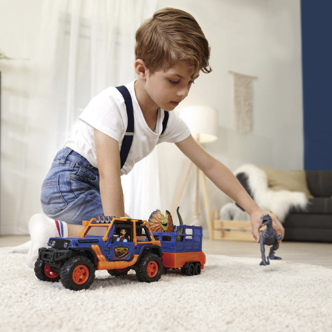 Автомоделі - Ігровий набір Dickie Toys Наглядач динозаврів Джип (3837024)#6