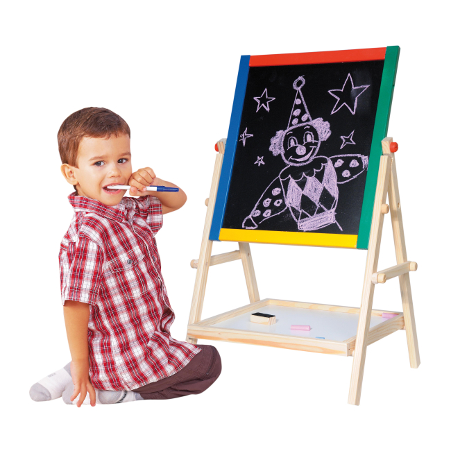 Детская мебель - Магнитная доска Woody черно-белая (10101)#3