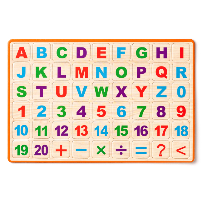 Детская мебель - Магнитная доска Woody с буквами ABC (90107)#3