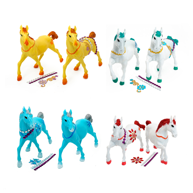 Фигурки животных - Фигурка-сюрприз Sbabam Блестящая лошадка (121CN/22)#2
