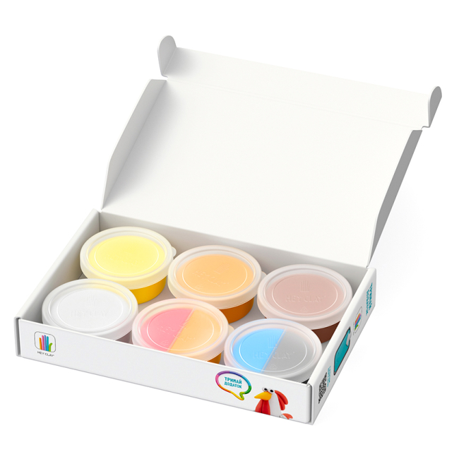 Набори для ліплення - Набір пластиліну Ліпака Свійські птахи: курчатко, індик, півень (60040-UA01)#2