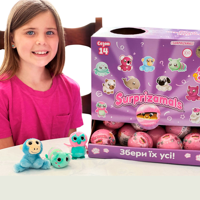 М'які тварини - М'яка іграшка-сюрприз Surprizamals S14-1 (SU03255-5024)#5