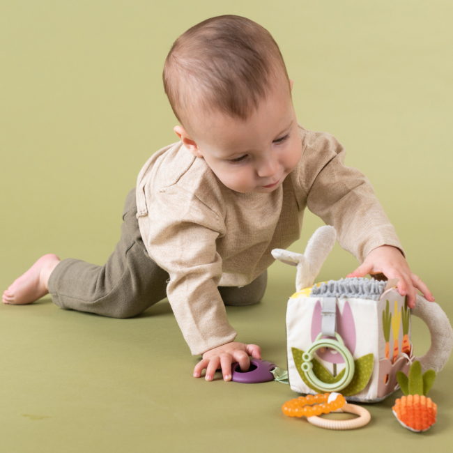 Погремушки, прорезыватели - Прорезыватель Taf Toys Садик в городе Ежик и бурячок (13095)#3