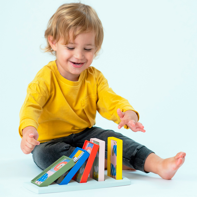 Настільні ігри - Розвиваюча гра Taf Toys Моє перше доміно Савана (12865)#4