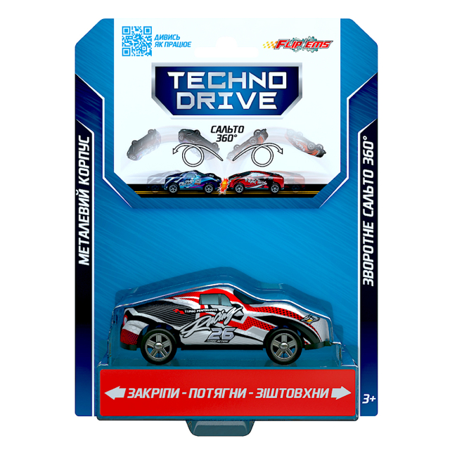 Автомоделі - Автомодель TechnoDrive Flip'ems Крутий переворот в асортименті (1312)#3